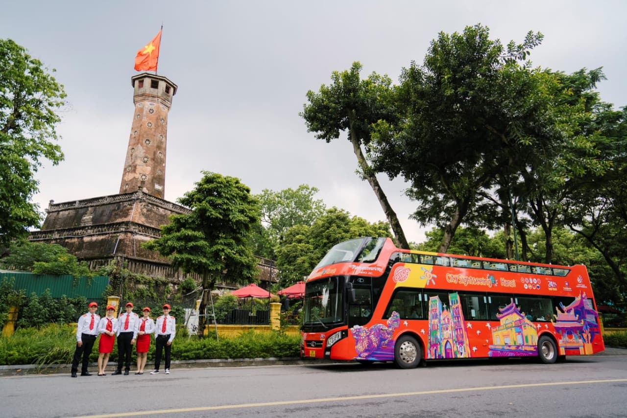 Tour en autobús Hop-on Hop-off City Sightseeing Hanoi - imagen principal
