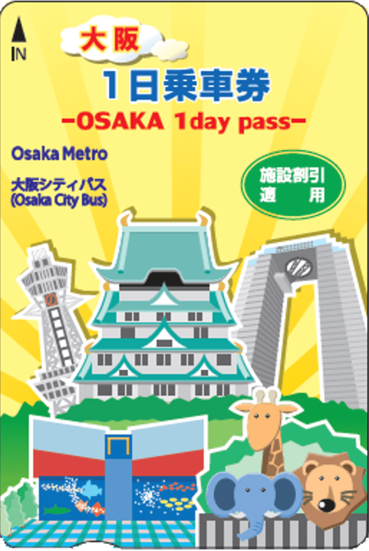 Osaka Metro and Osaka City Bus Pass - image 2