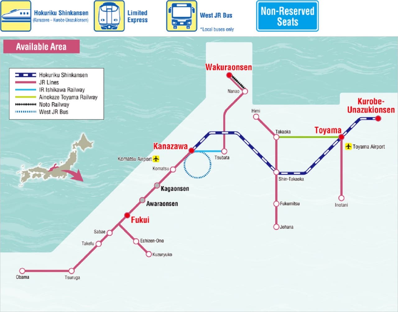 Hokuriku Area Pass - image 2