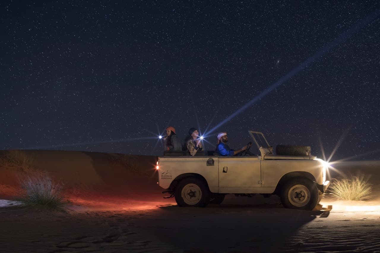 Dubai Private Night Safari Tour with Astronomy Session - main image