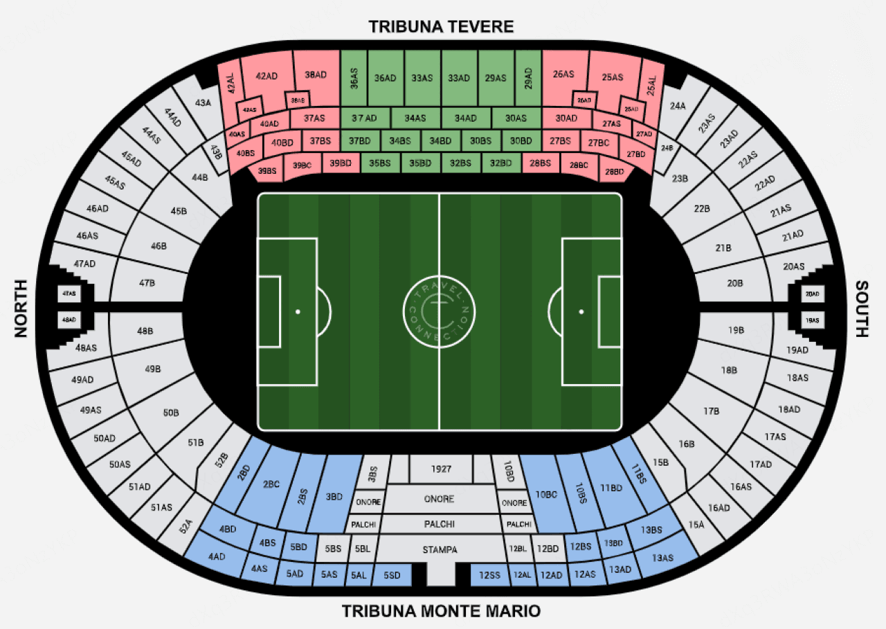 Italian Serie A Football - Lazio Roma FC Match Ticket at Stadio Olimpico Rome - image 3