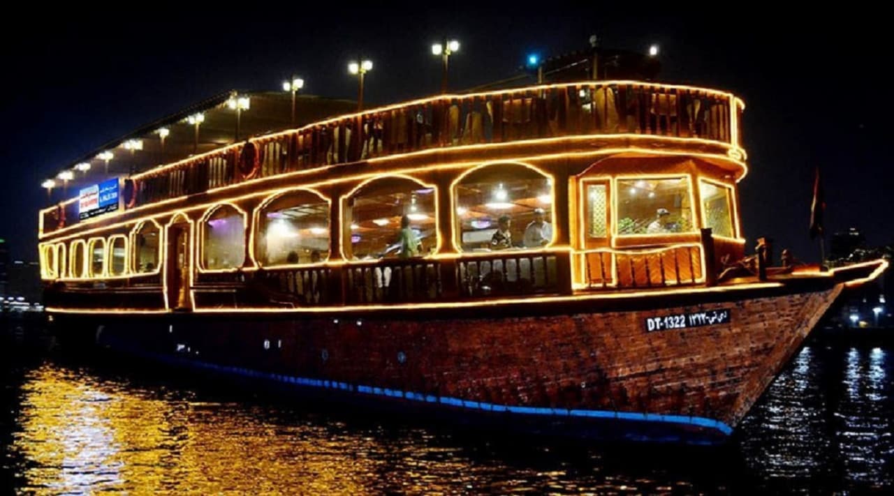 Dubai Dhow Cruise with Dinner & Live Entertainment - main image