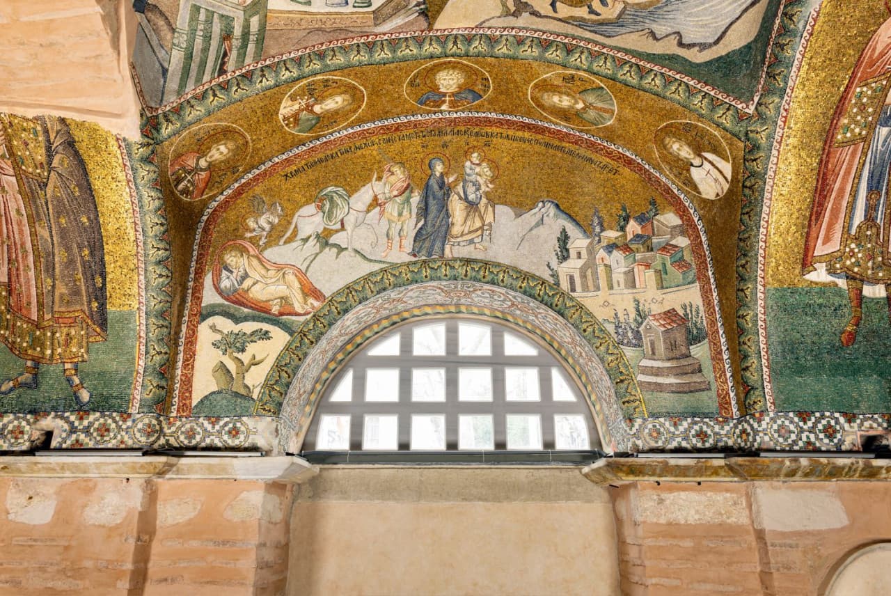 Entrada a la mezquita de Chora - Kariye - imagen 8