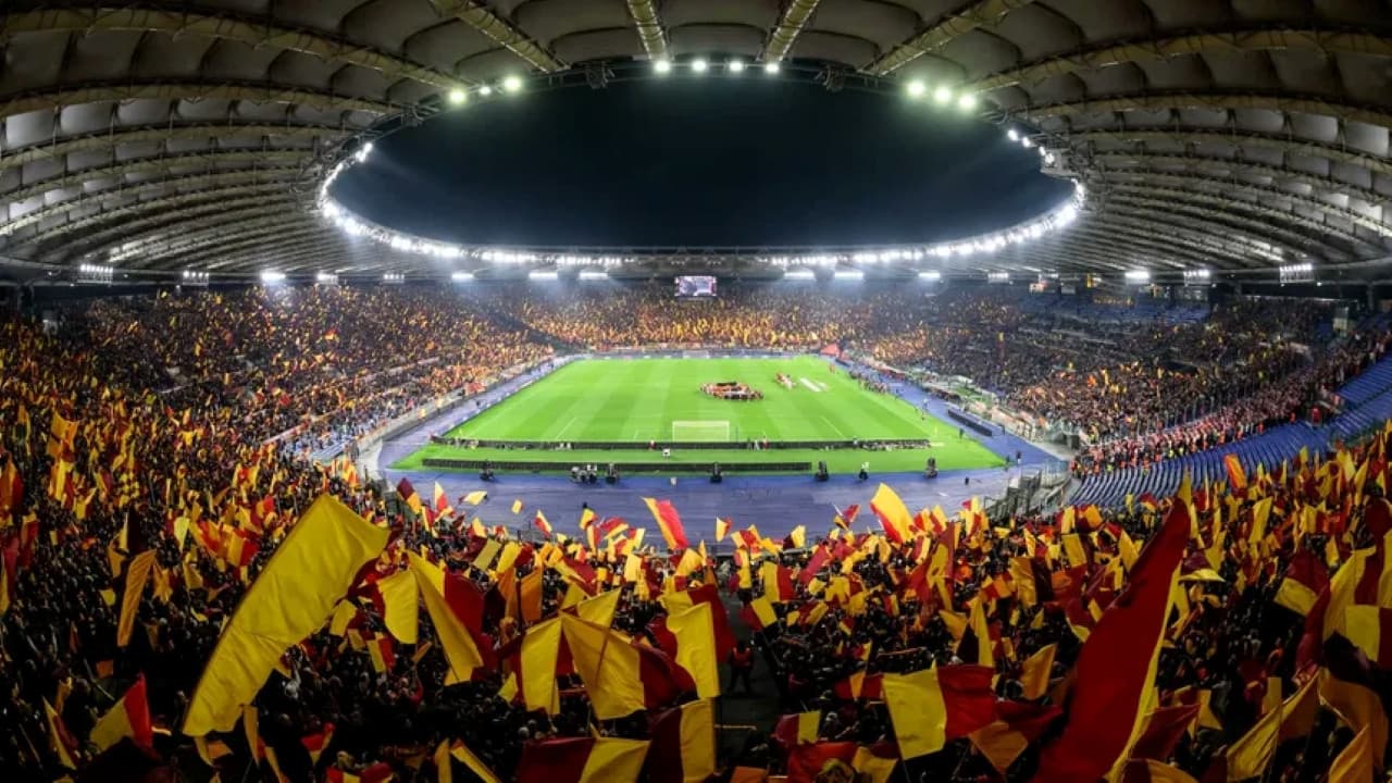 Italian Serie A Football - AS Roma FC Match Ticket at Olimpico Stadium - main image