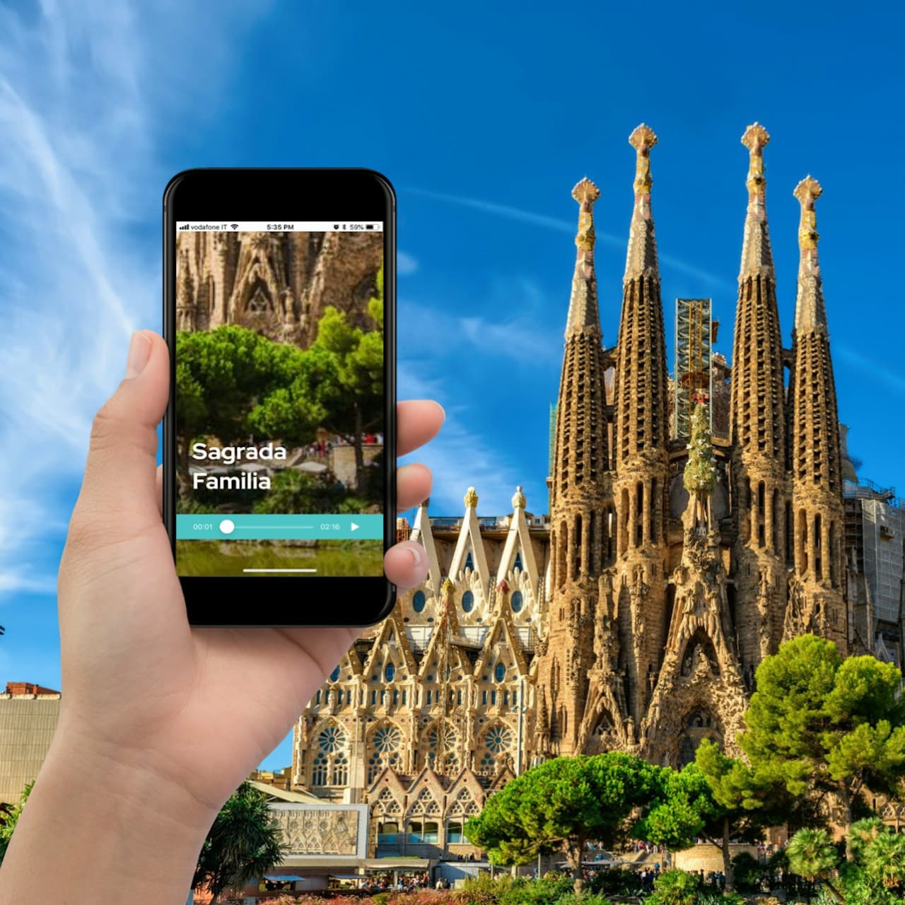 Barcelona Audio Guide App - main image