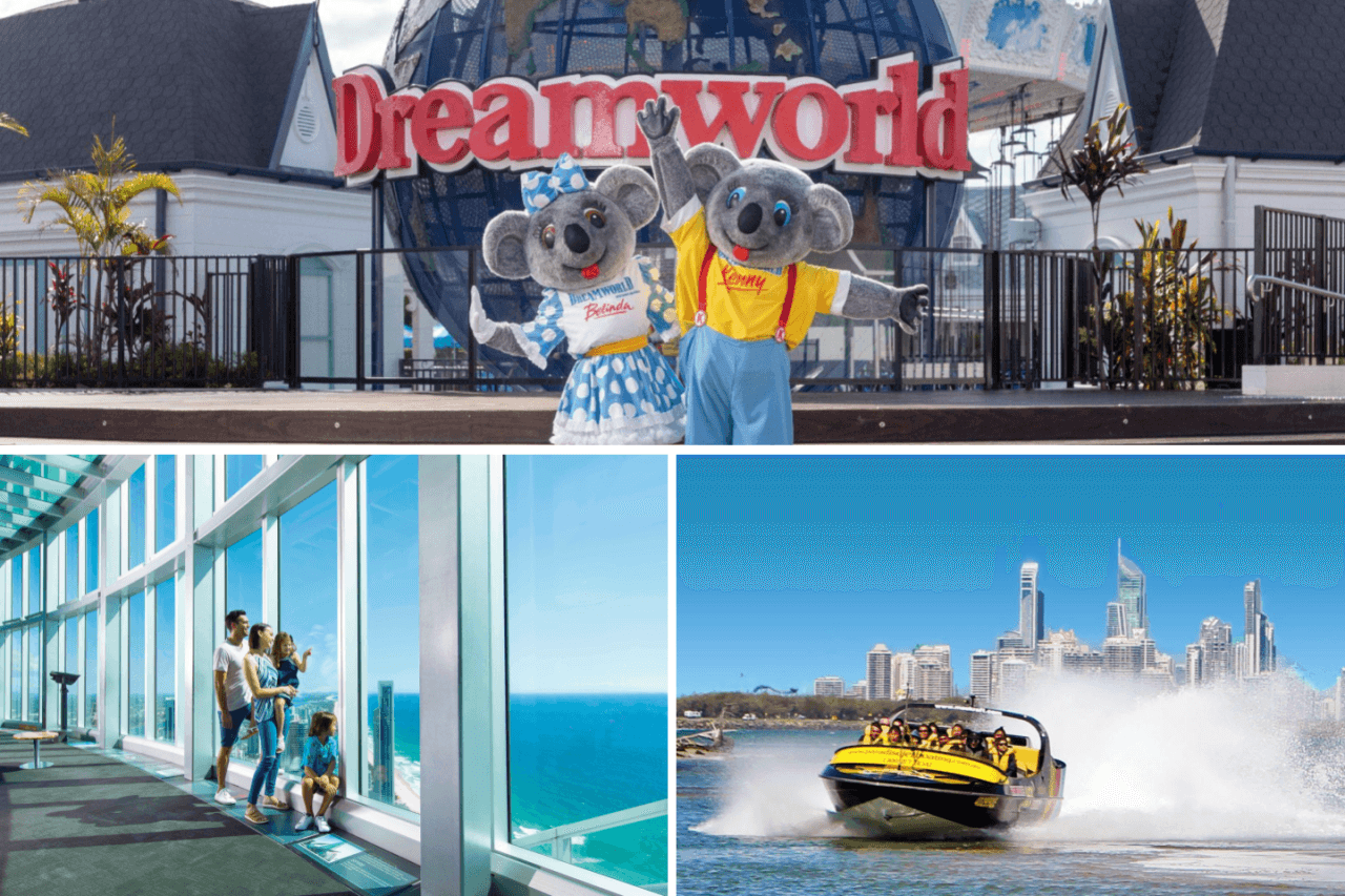 COMBO: Dreamworld + SkyPoint + Paradise Jet Boating en Gold Coast - imagen principal