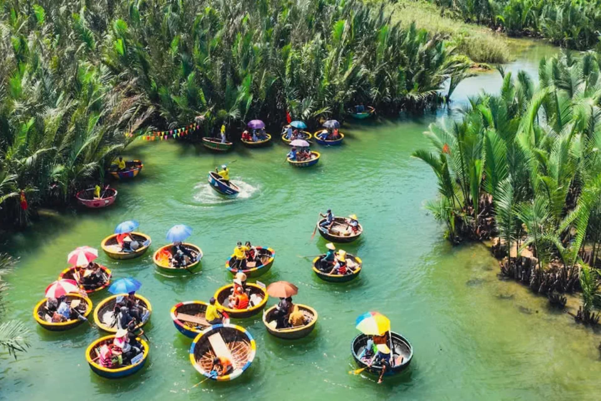 Marble Mountain, Hoi An Ancient Town and Coconut Forest Basket Boat Ride Experience from Da Nang - image 2