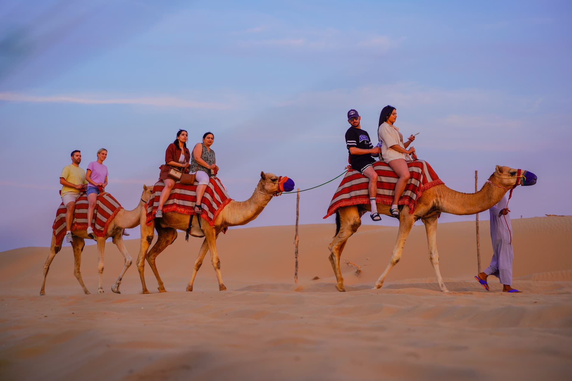 Dubai Red Dunes Desert Safari Tour with Camel Ride and Buffet Dinner at Al Khayma Camp - main image