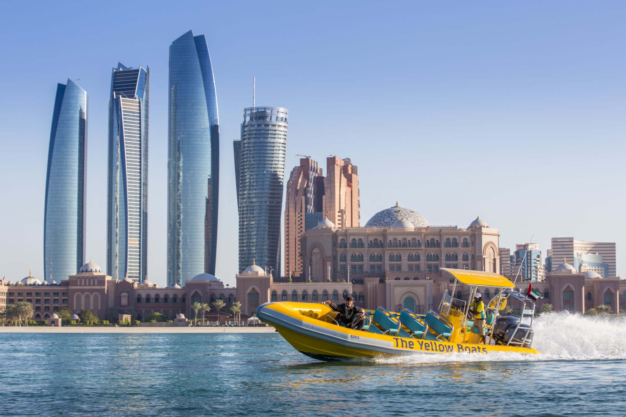 The Yellow Boats Abu Dhabi Speedboat Tour - main image