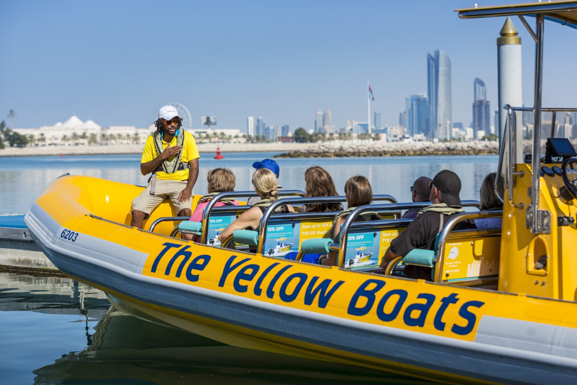 The Yellow Boats Abu Dhabi Speedboat Tour - imagen 10