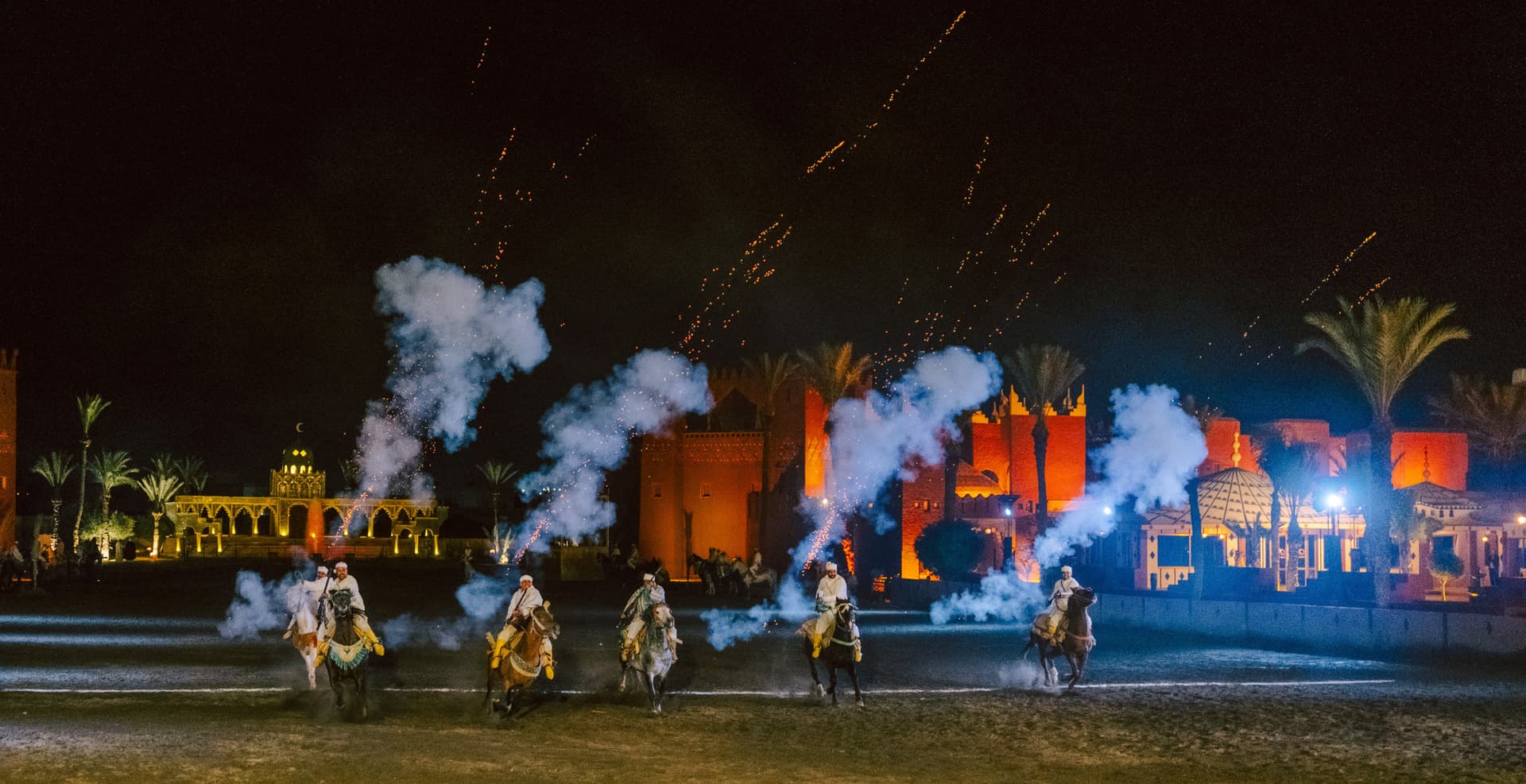 Fantasia 1001 Nights Dinner Show with Round Trip Transfers from Marrakech - main image