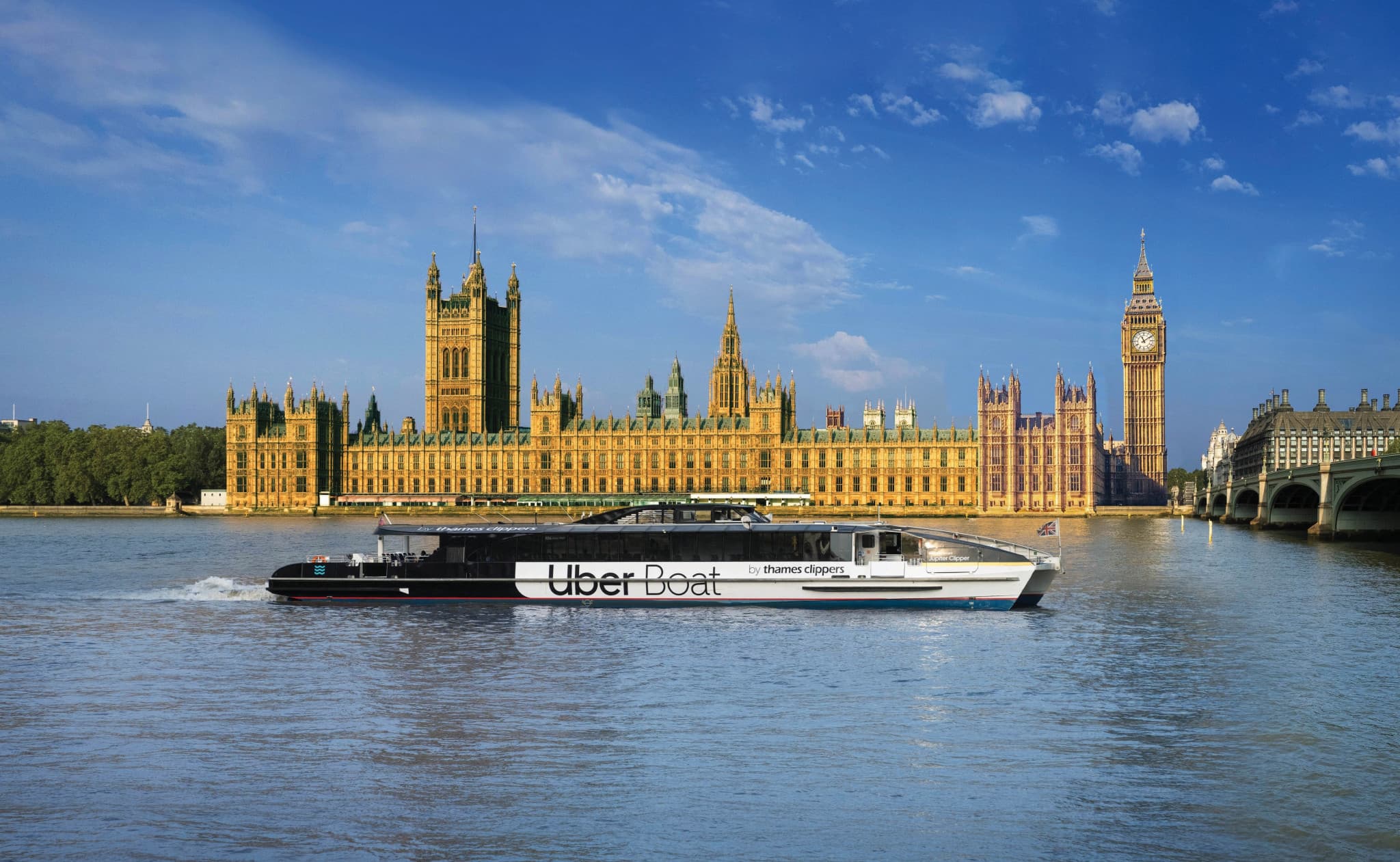 River Thames Sightseeing Hop-on Hop-off Boat Unlimited Pass by Uber Boat Thames Clippers - main image